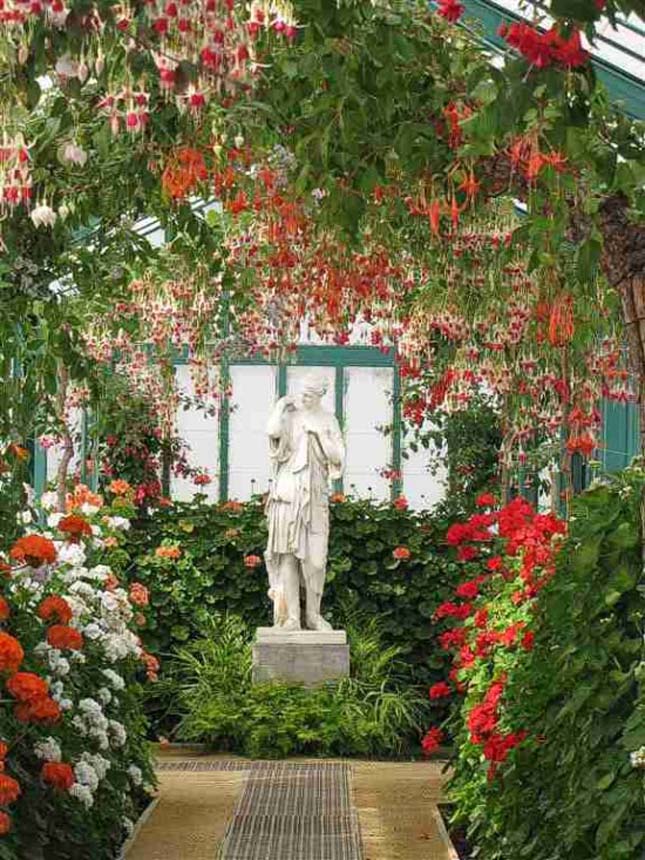 A belga kastély botanikus kertje