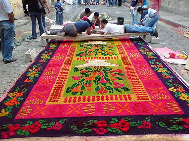 Homokszőnyegek, alfombras