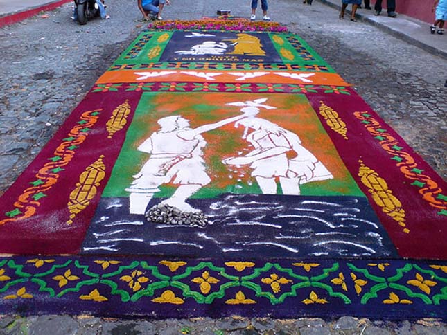 Homokszőnyegek, alfombras