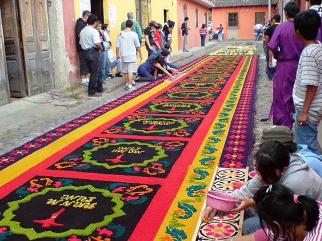 Homokszőnyegek, alfombras