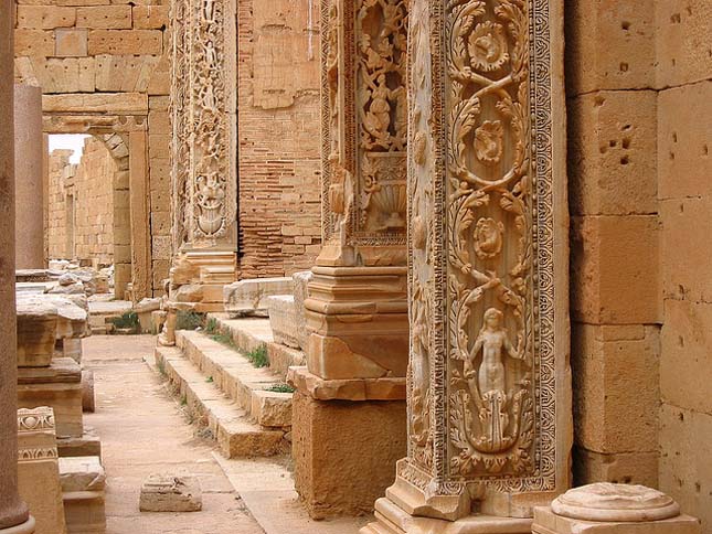 Leptis Magna, Líbia romvárosa
