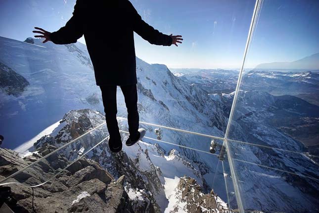 Üvegkilátó, Mont Blanc