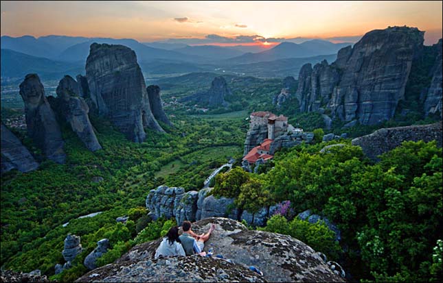 Meteora kolostorok