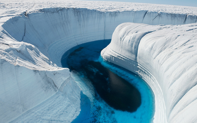 Jég kanyon - Grönland