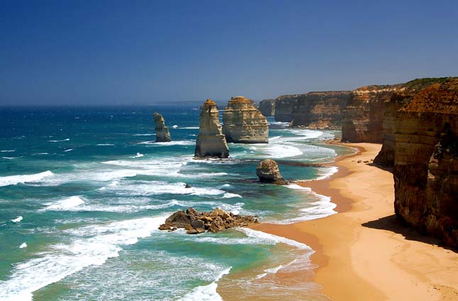 Tizenkét Apostol, mészkőoszlopok Ausztráliában