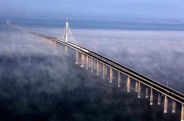 Qingdao Haiwan híd, a világ leghosszabb tengeri hídja