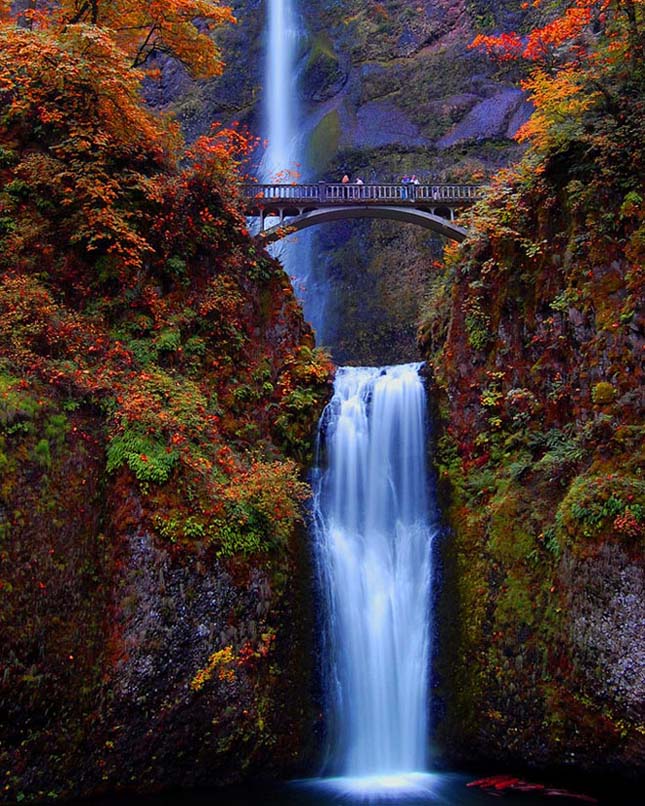 Multnomah-vízesés, Oregon, USA