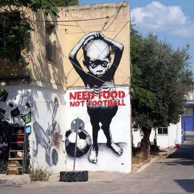 FIFA ellenes graffitik Brazíliában