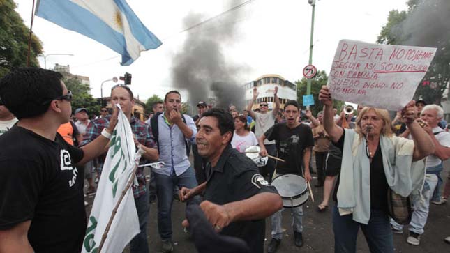 Argentin rendőrsztrájk