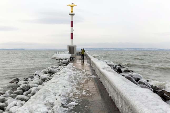 Befagyott balaton