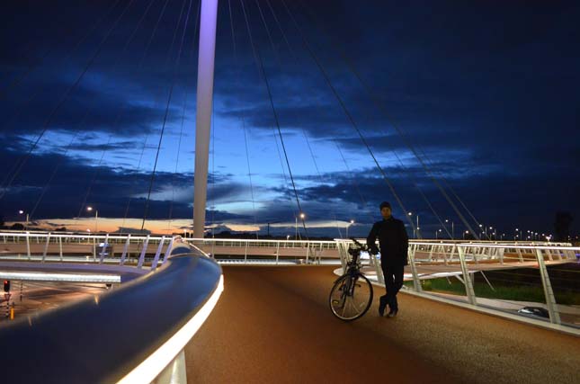 Biciklis körforgalom Hollandiában