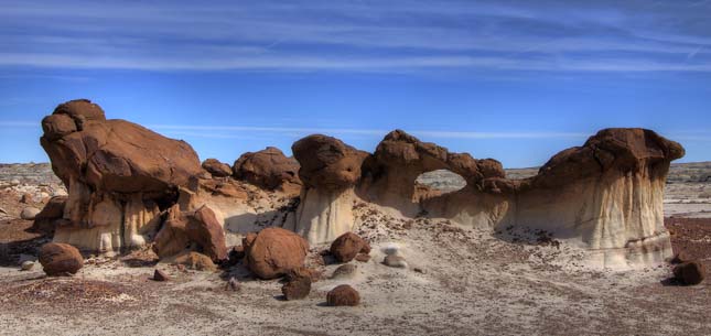 Bisti-kőrengeteg