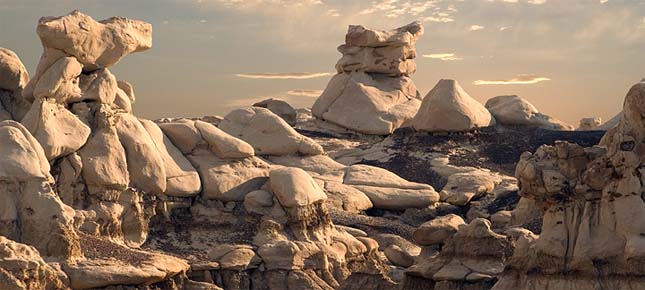 Bisti-kőrengeteg