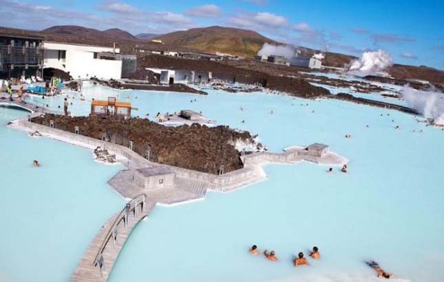 A Blue Lagoon strand Izlandon