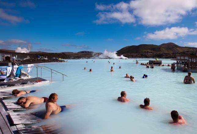 A Blue Lagoon strand Izlandon