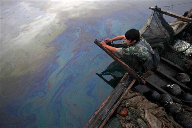 Bohai-öbölben történt olajkatasztrófa