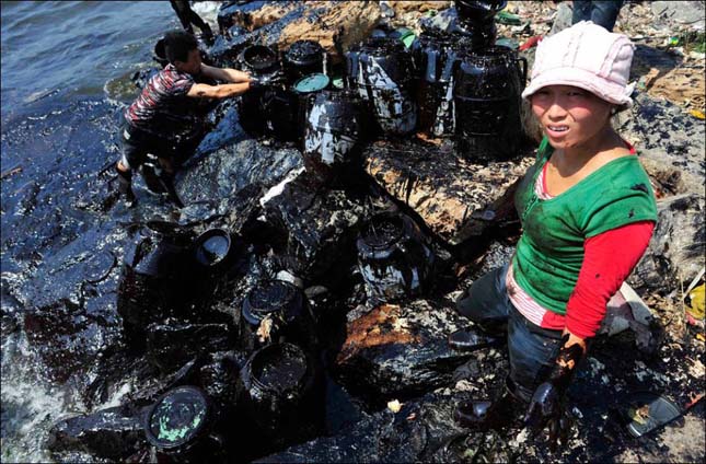 Bohai-öbölben történt olajkatasztrófa