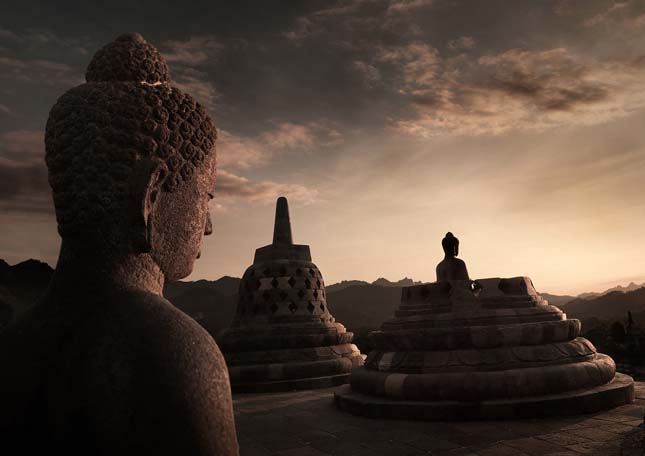 Borobudur buddhista templomegyüttes, Indonézia