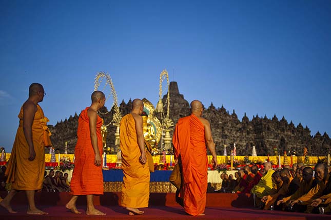 Borobudur buddhista templomegyüttes, Indonézia