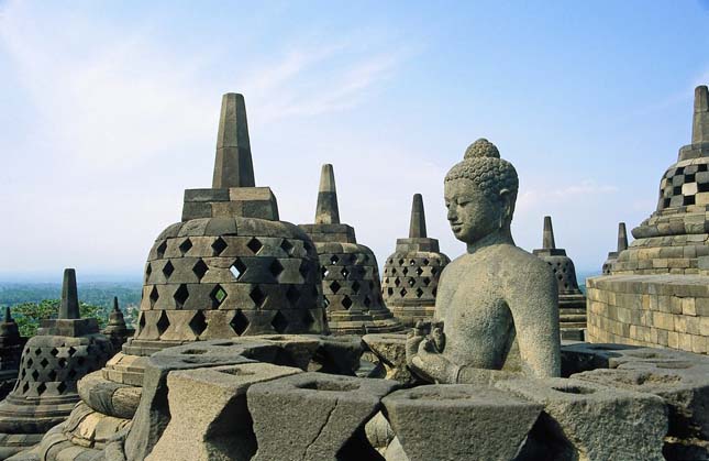 Borobudur buddhista templomegyüttes, Indonézia