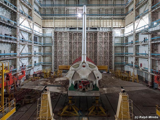 Burans űrrepülőgépek Bajkonurban