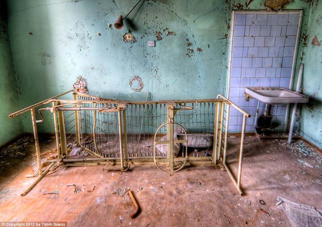 Csernobil elhagyatott kórháza