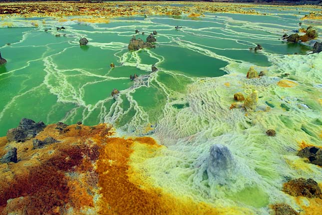 Dallol vulkán, Etiópia