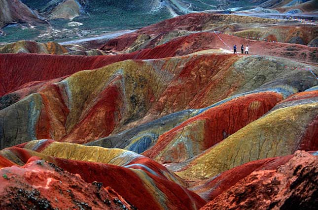 Danxia, színes kínai tájak