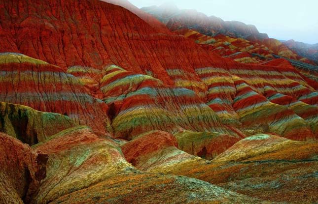 Danxia, színes kínai tájak