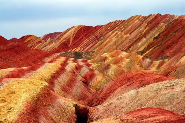 Danxia, színes kínai tájak