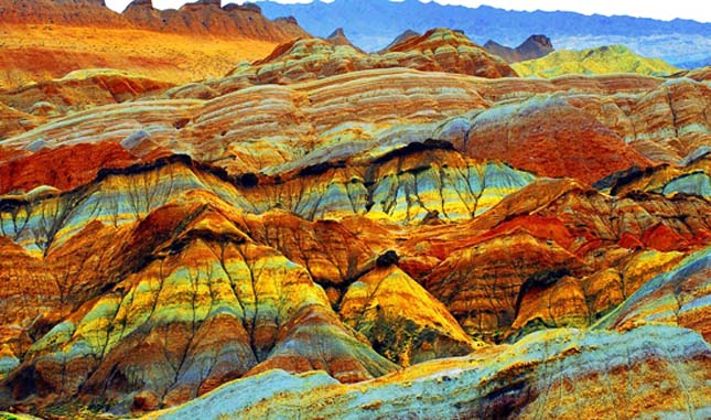 Danxia, színes kínai tájak