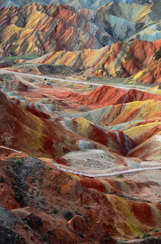 Danxia, színes kínai tájak