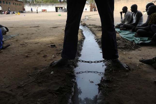 Dél-Szudáni börtön