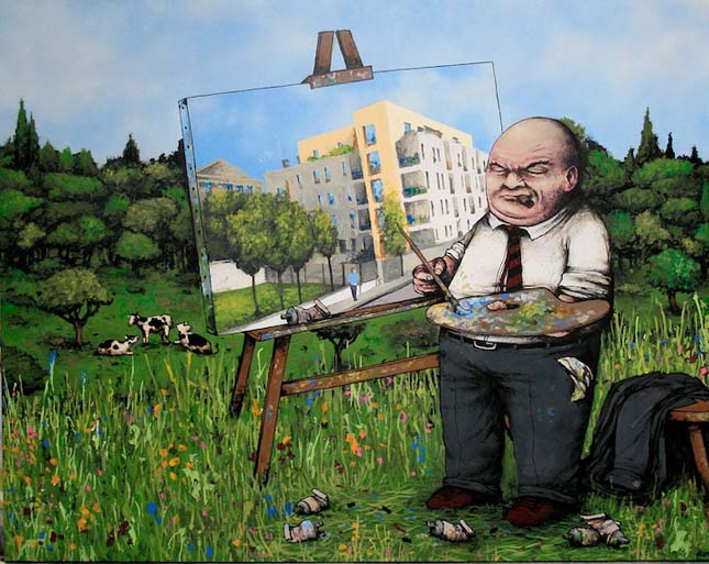 Dran - Francia streetart művész alkotásai