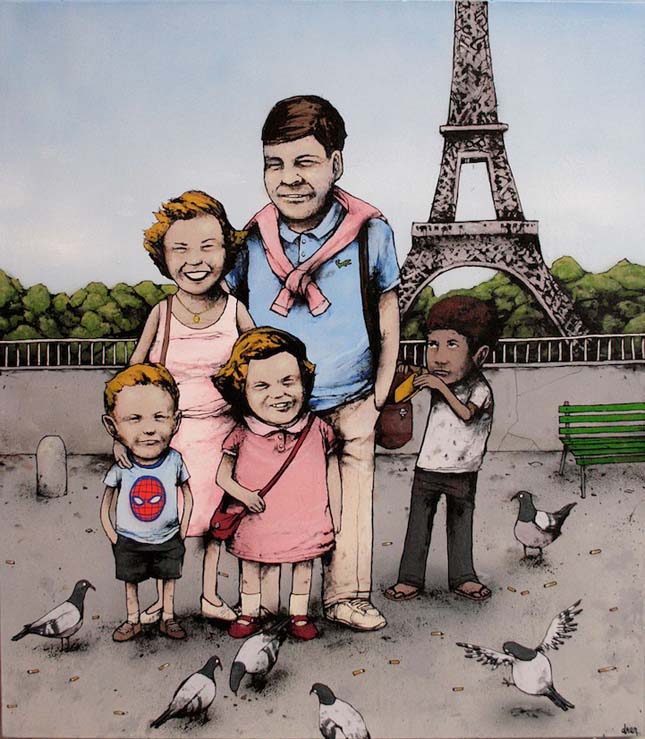 Dran - Francia streetart művész alkotásai