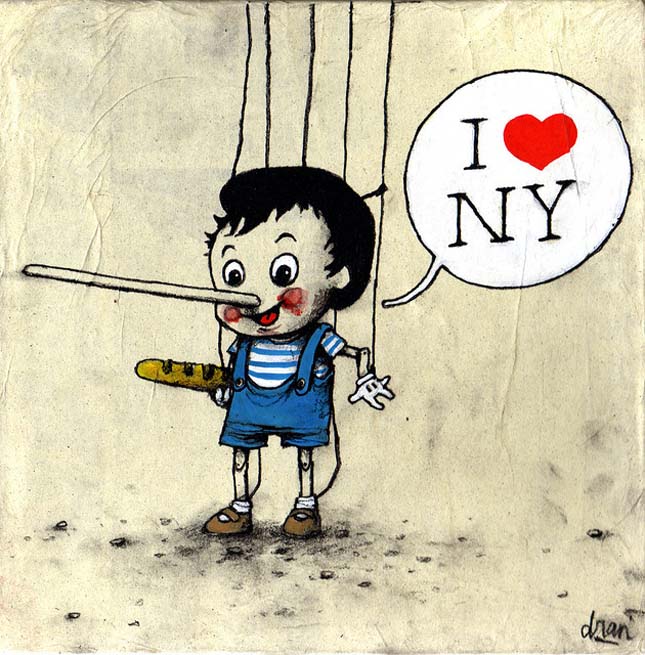 Dran - Francia streetart művész alkotásai