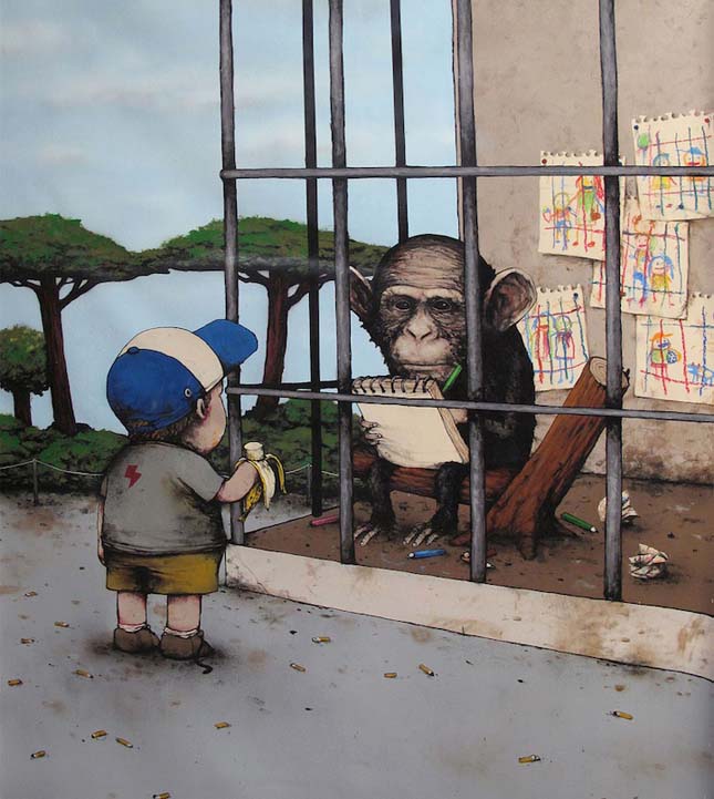 Dran - Francia streetart művész alkotásai