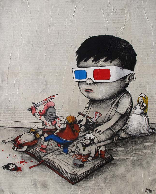 Dran - Francia streetart művész alkotásai