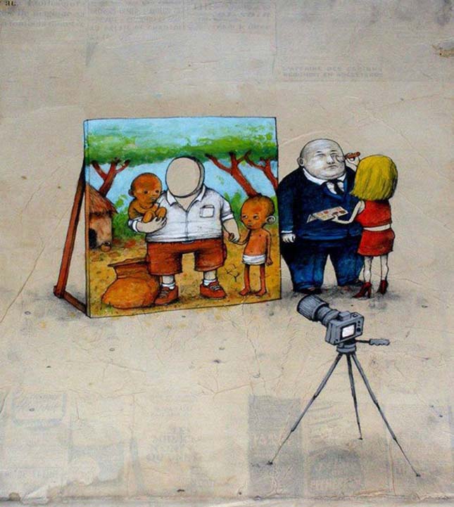 Dran - Francia streetart művész alkotásai