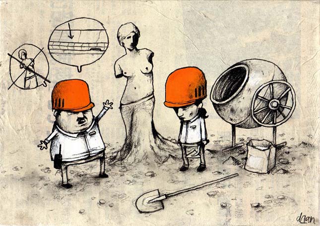 Dran - Francia streetart művész alkotásai