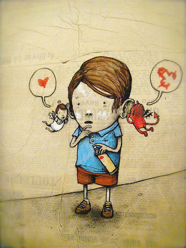 Dran - Francia streetart művész alkotásai