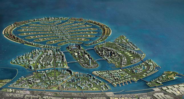 Dubai mesterséges szigetei