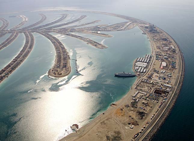 Dubai mesterséges szigetei