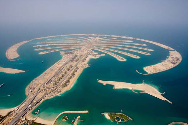 Dubai mesterséges szigetei