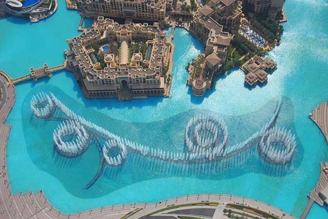 Dubai Fountain,a világ legnagyobb szökőkútja