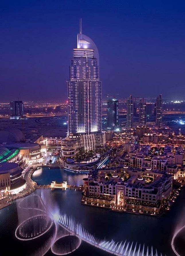 Dubai Fountain,a világ legnagyobb szökőkútja