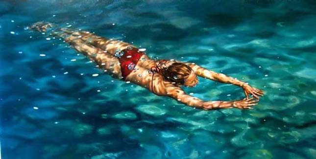 Eric Zener víz alatti festményei