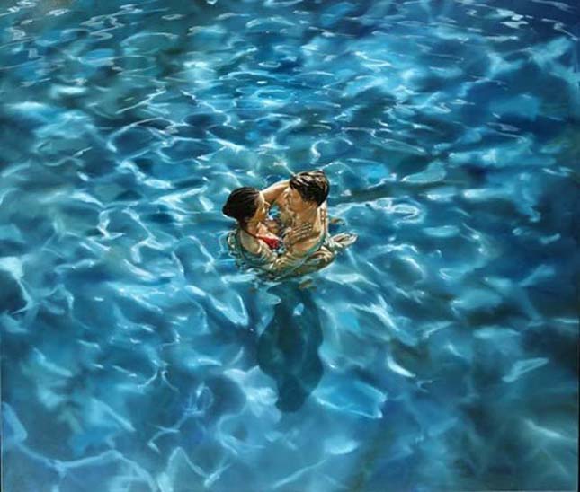 Eric Zener víz alatti festményei