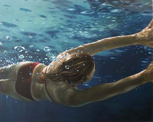 Eric Zener víz alatti festményei