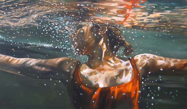 Eric Zener víz alatti festményei